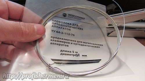 Проволока для рыбацких снастей Проволока для рыбацких нужд